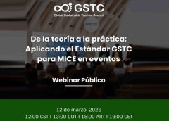 Avanzando en eventos sostenibles: seminario web y formación sobre la norma GSTC MICE en español